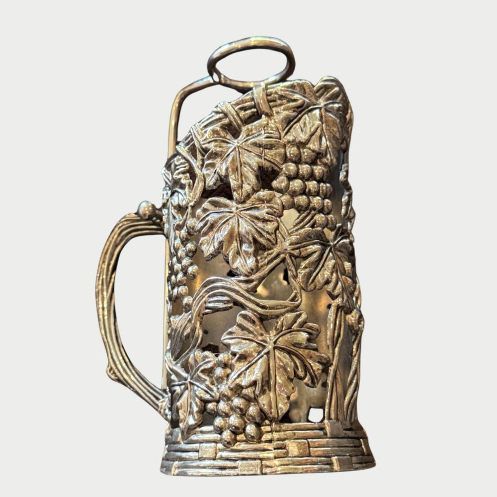 Silver Plated Wine Bottle Holder Vintage Godinger